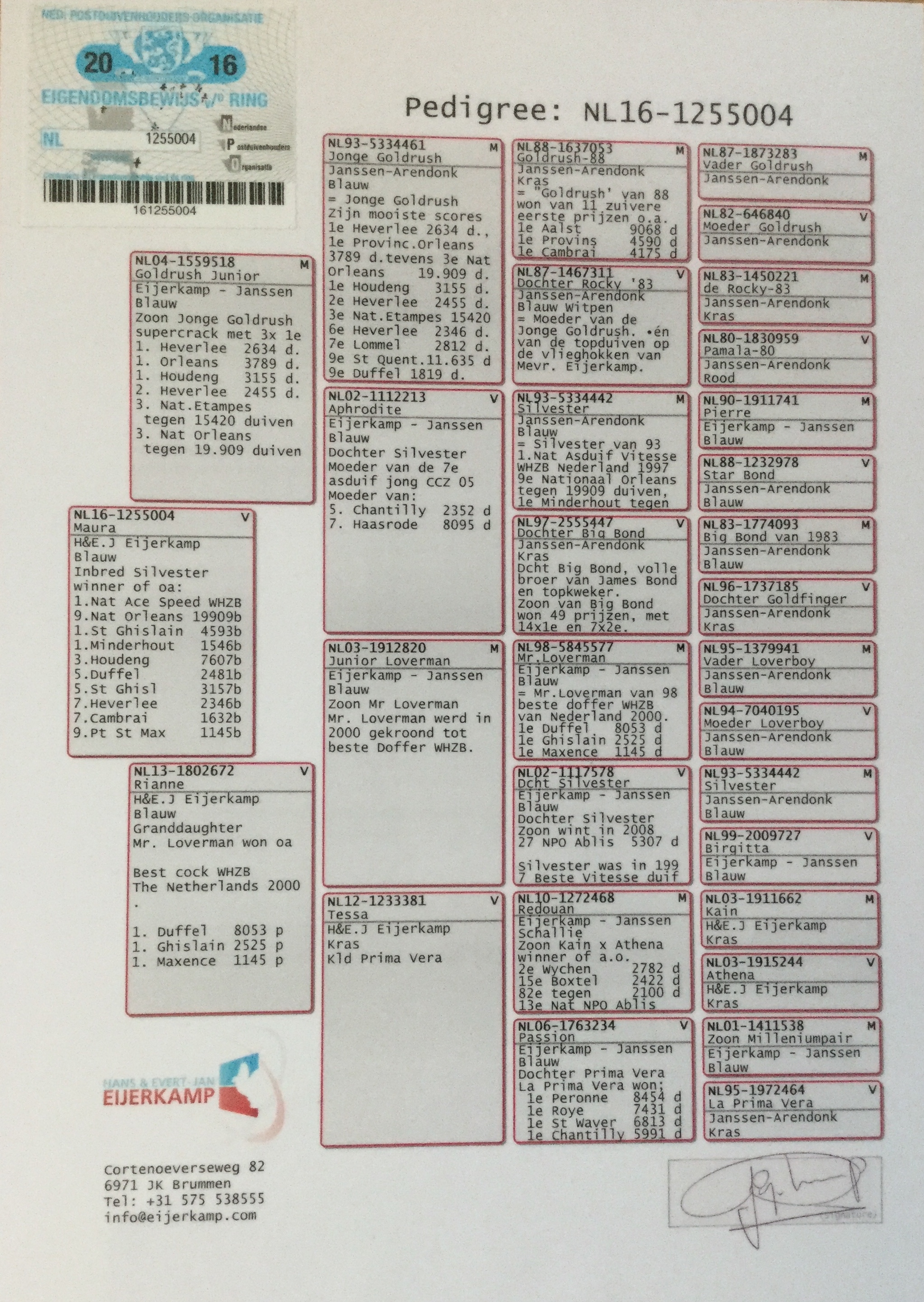 NL 16-1255004 NL 16-1255004